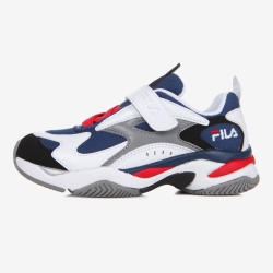 Fila Bobby Assos 99 Kd - Poikien Ahdonghwa Kengät - Valkoinen/Laivastonsininen | FI-46461